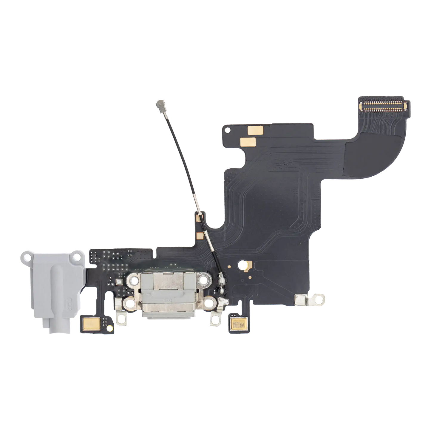 Charging Port Flex Cable For iPhone 6S (Aftermarket) (Silver)