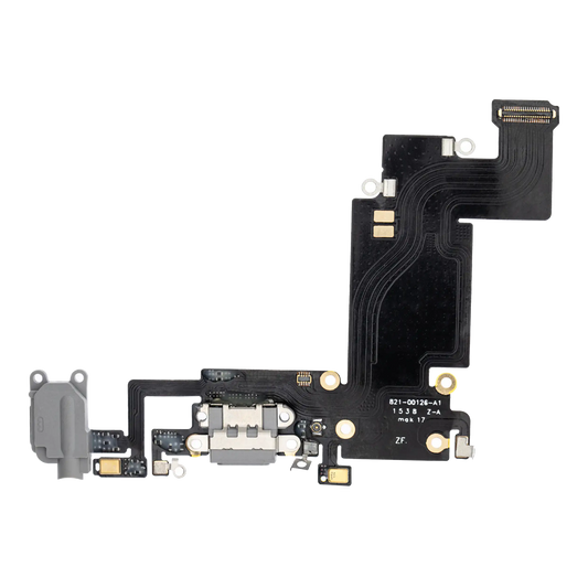 Charging Port Flex Cable For iPhone 6S Plus (Aftermarket) (Space Gray)