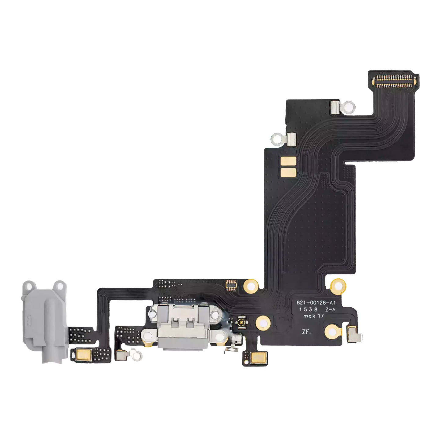 Charging Port Flex Cable For iPhone 6S Plus (Premium) (Silver)