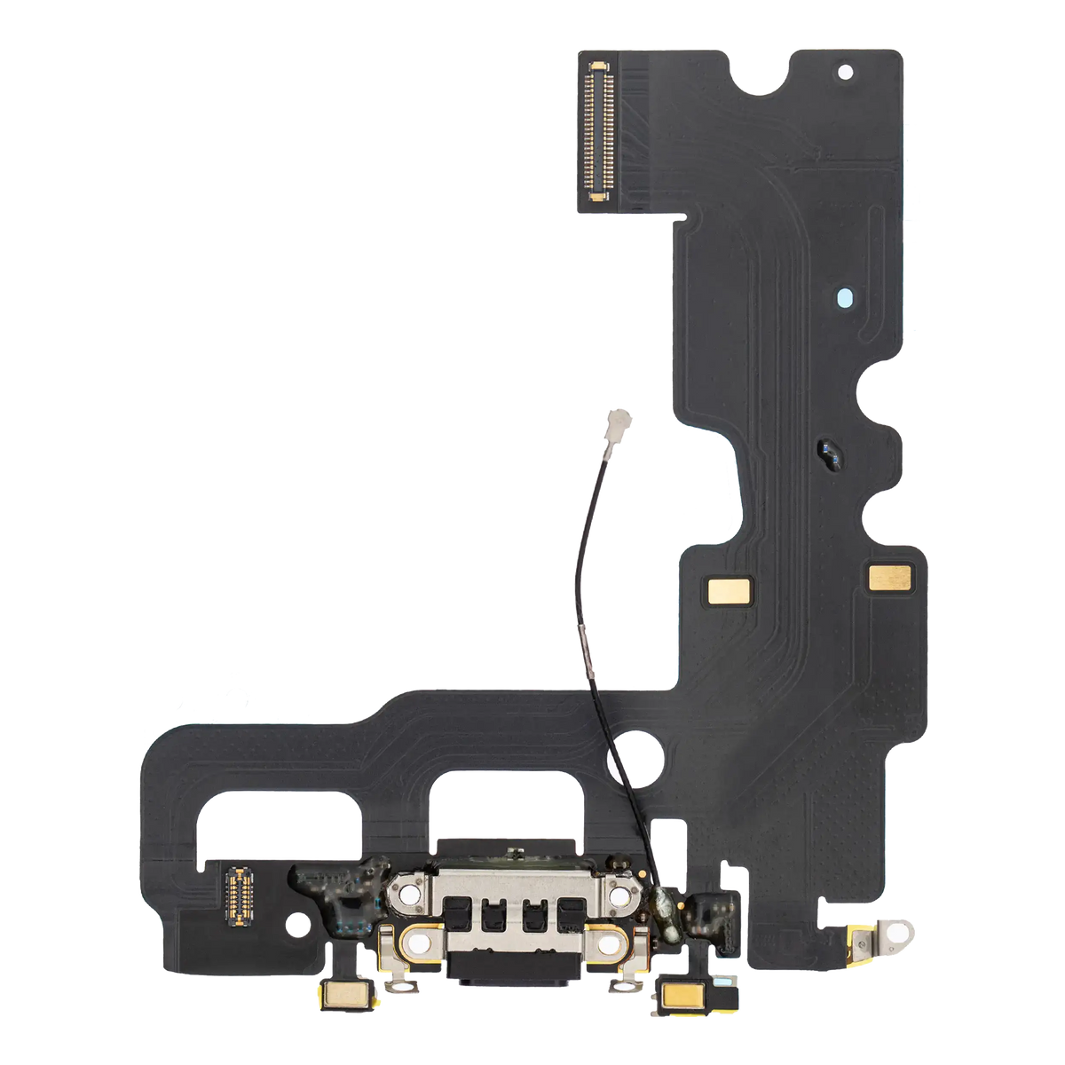 Charging Port Flex Cable For iPhone 7 (Premium) (Jet / Matte Black)