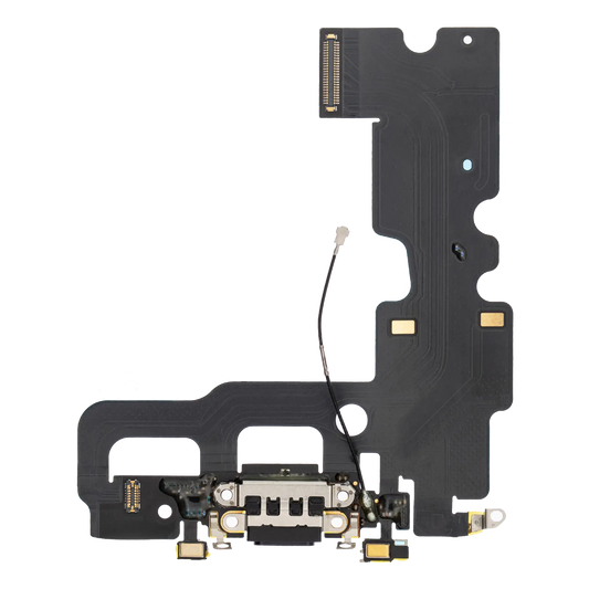 Charging Port Flex Cable For iPhone 7 (Premium) (Jet / Matte Black)