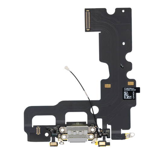 Charging Port Flex Cable For iPhone 7 (Premium) (Silver)