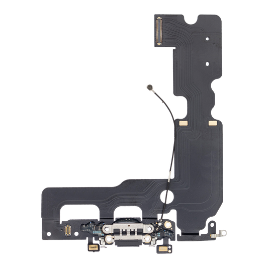 Charging Port Flex Cable For iPhone 7 Plus (Aftermarket) (Jet / Matte Black)