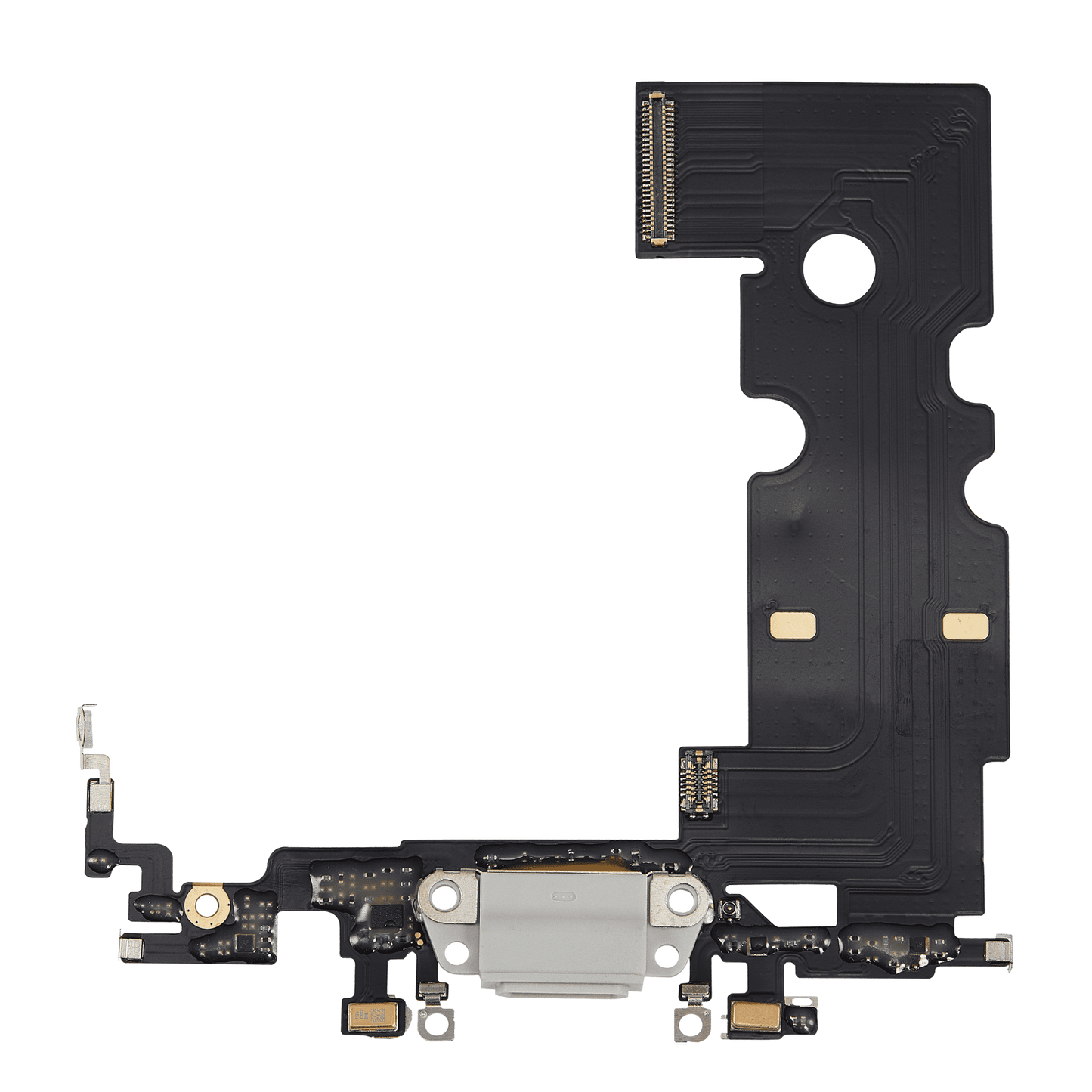 Charging Port Flex Cable For iPhone 8 (Aftermarket) (Silver)