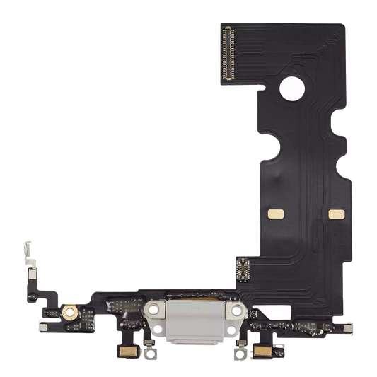 Charging Port Flex Cable For iPhone 8 (Premium) (Silver)