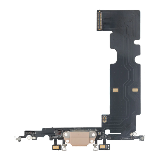 Charging Port Flex Cable For iPhone 8 Plus (Aftermarket) (Gold)