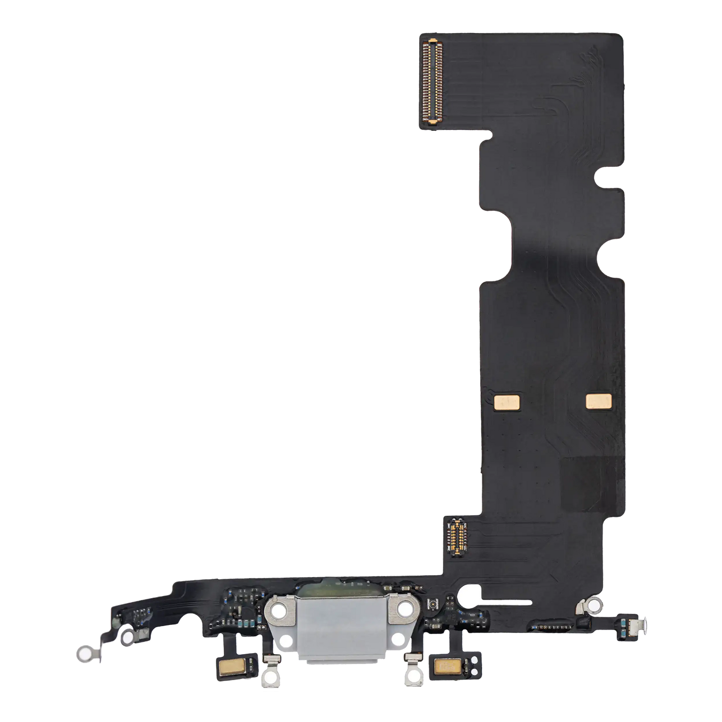 Charging Port Flex Cable For iPhone 8 Plus (Aftermarket) (Silver)