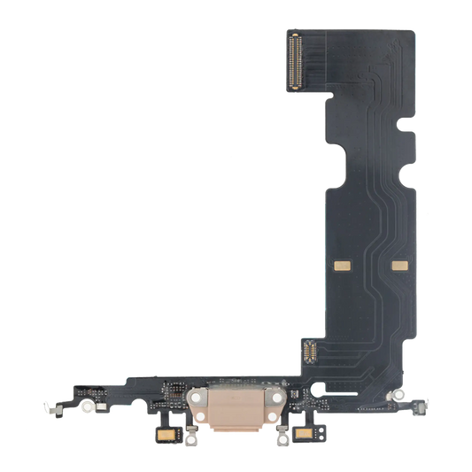 Charging Port Flex Cable For iPhone 8 Plus (Premium) (Gold)