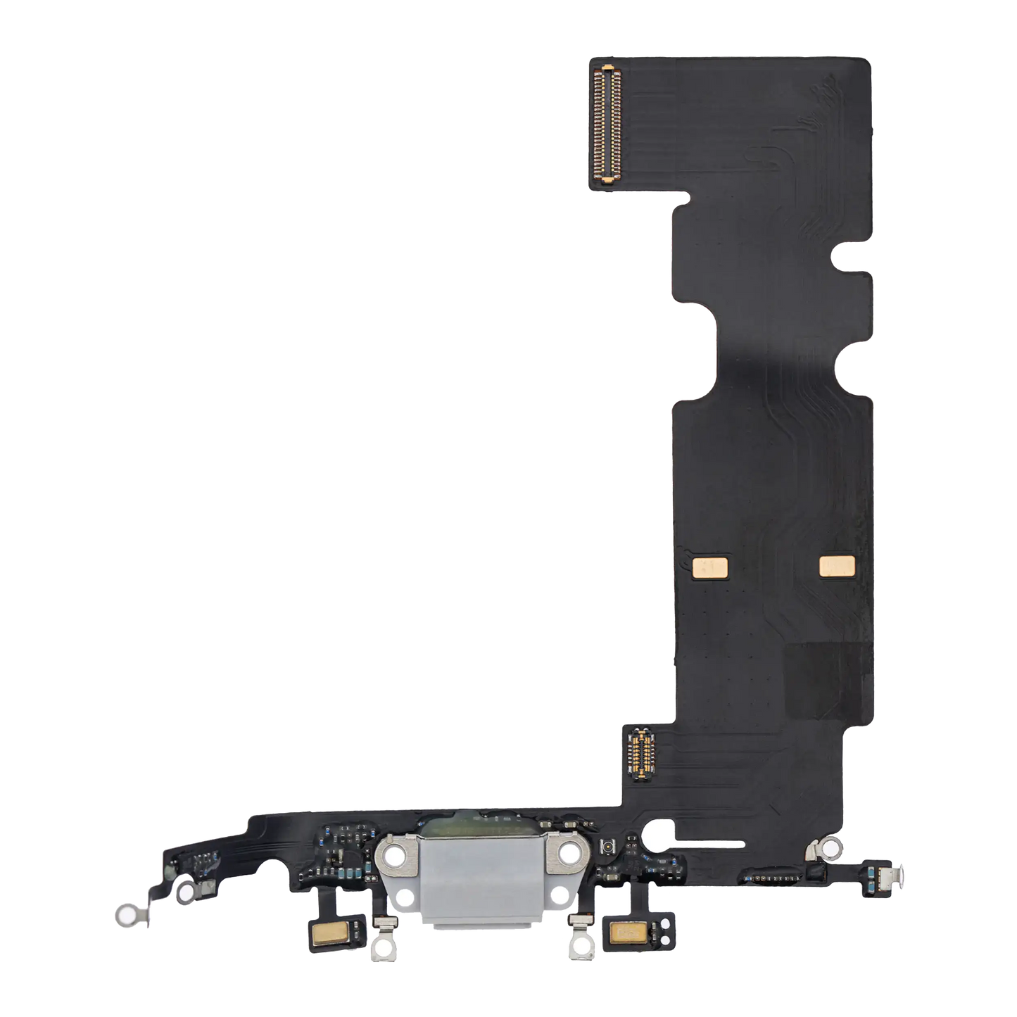Charging Port Flex Cable For iPhone 8 Plus (Premium) (Silver)