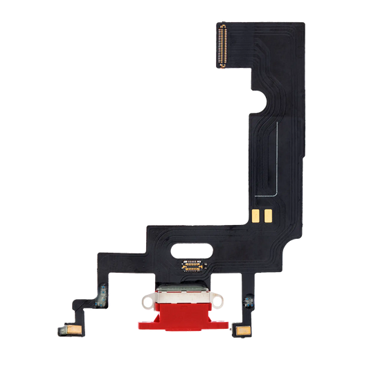 Charging Port Flex Cable For iPhone XR (Aftermarket) (Red)