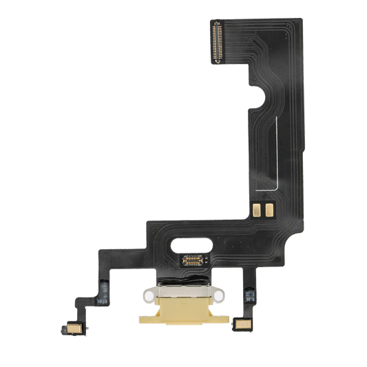 Charging Port Flex Cable For iPhone XR (Aftermarket) (Yellow)