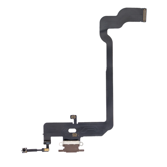 Charging Port Flex Cable For iPhone XS (Aftermarket) (Gold)
