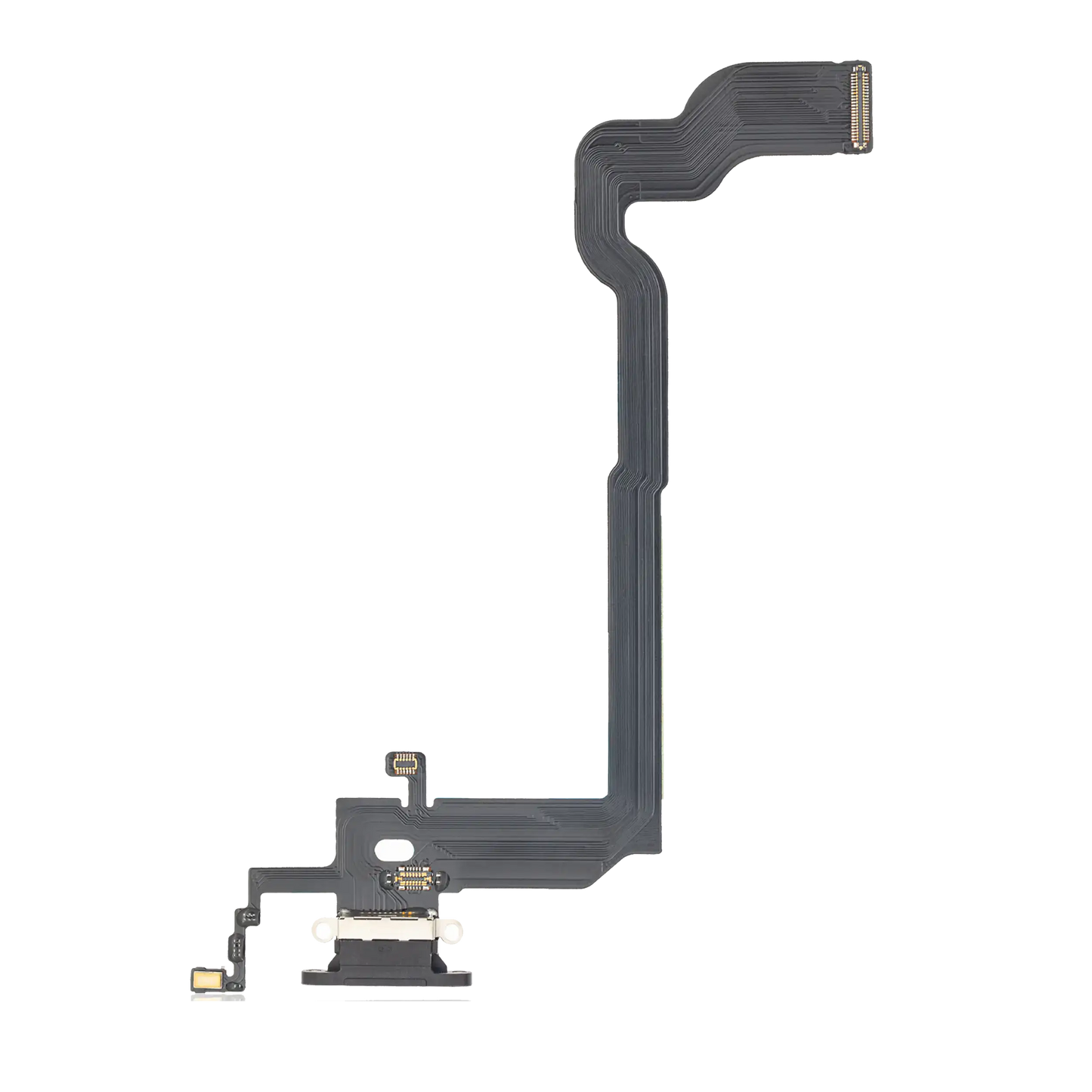 Charging Port Flex Cable For iPhone X (Aftermarket) (Space Gray)
