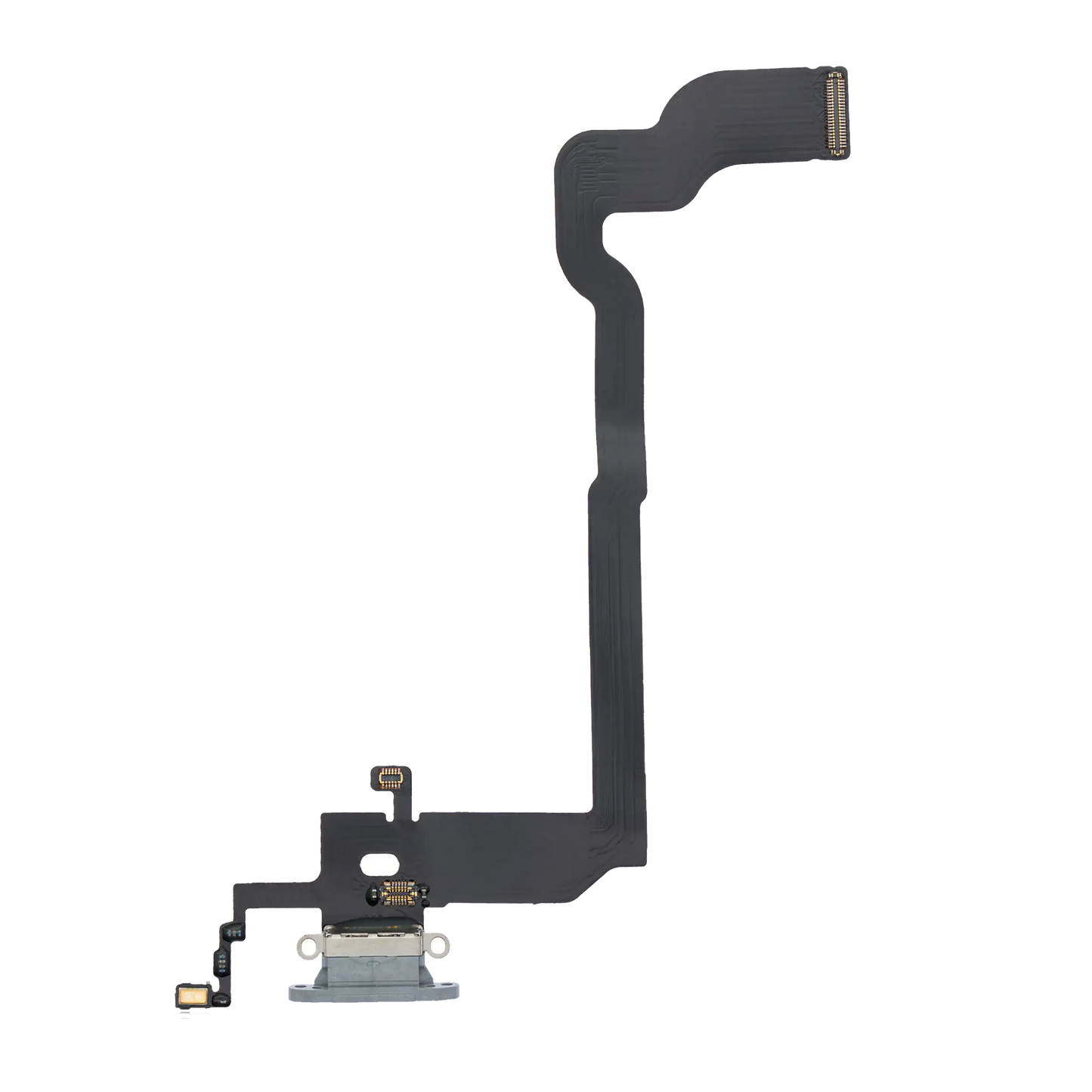 Charging Port Flex Cable For iPhone X (Aftermarket) (Silver)