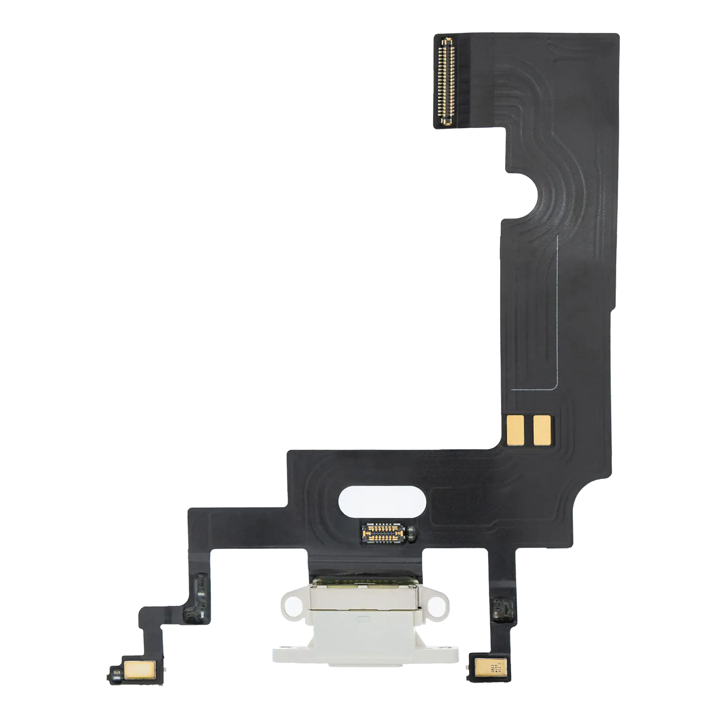 Charging Port Flex Cable For iPhone XR (Premium) (White)
