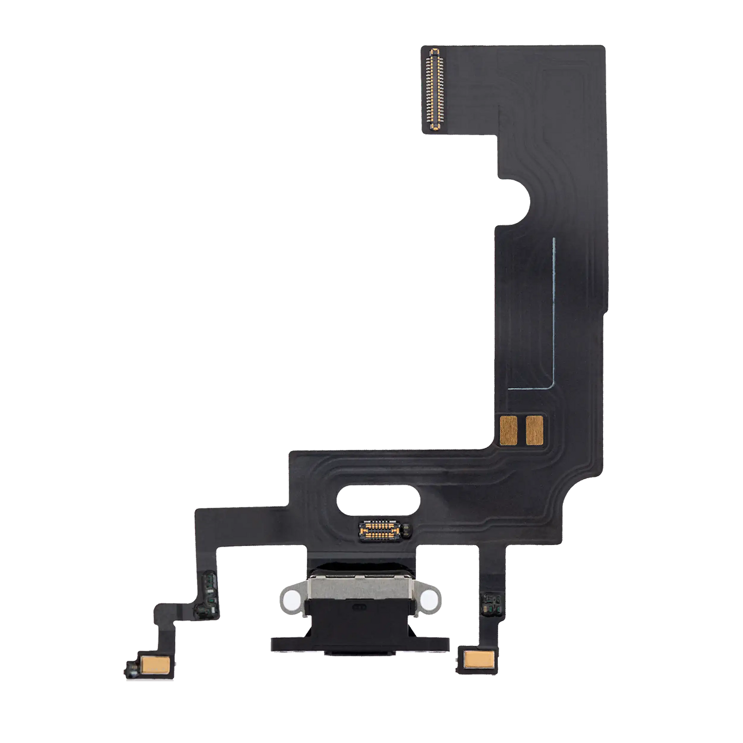 Charging Port Flex Cable For iPhone XR (Premium) (Black)