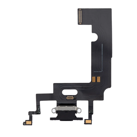 Charging Port Flex Cable For iPhone XR (Premium) (Black)