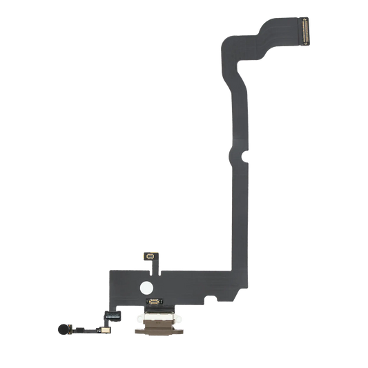 Charging Port Flex Cable For iPhone XS Max (Premium) (Gold)