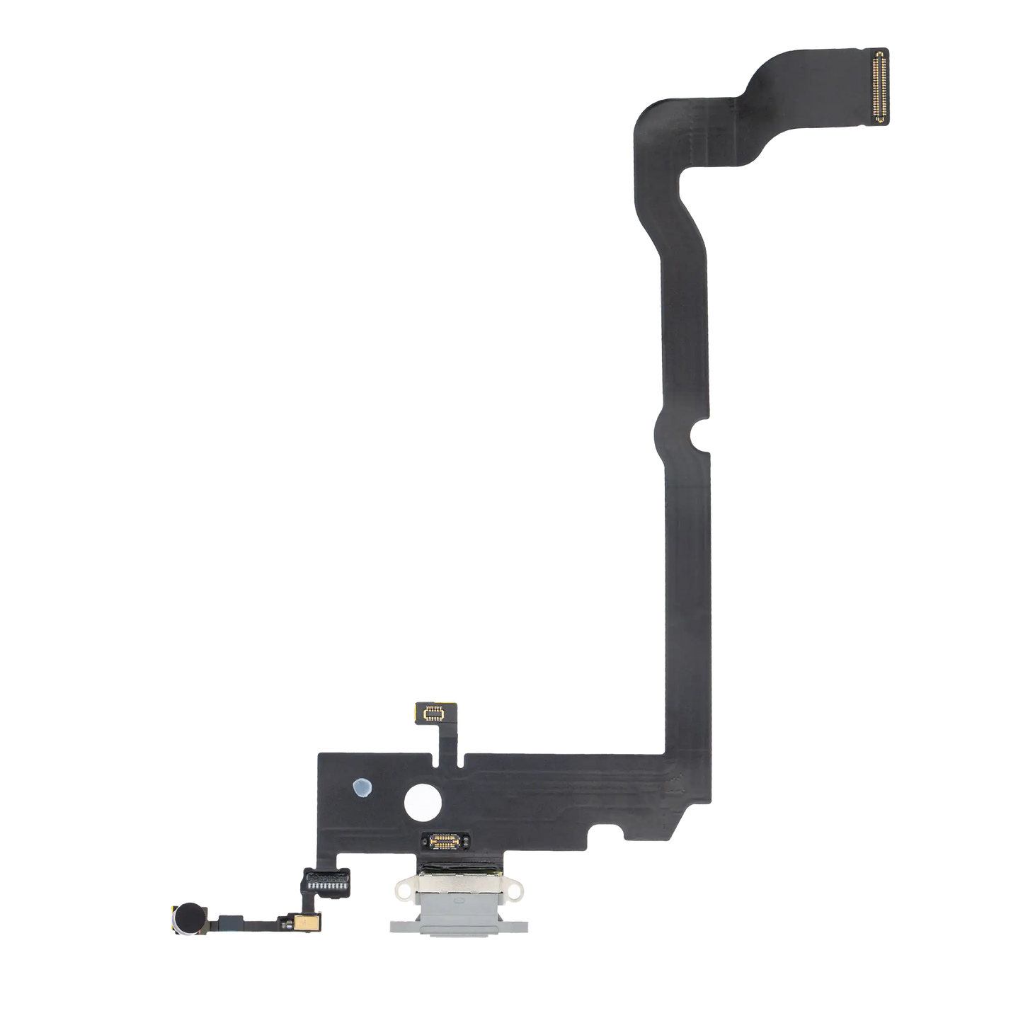 Charging Port Flex Cable For iPhone XS Max (Premium) (Silver)