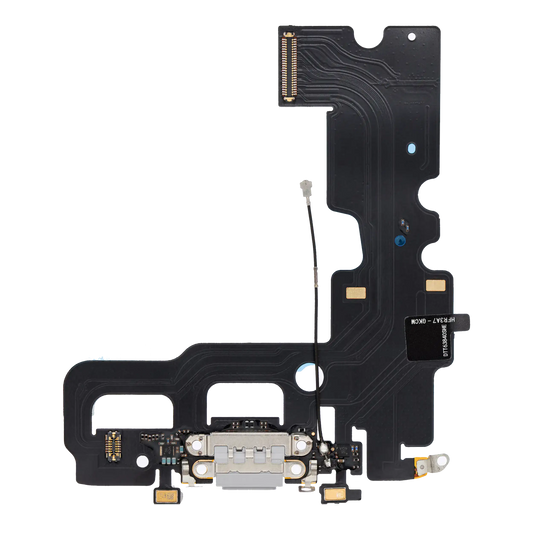Charging Port Flex Cable For iPhone 7 (Aftermarket) (Silver)