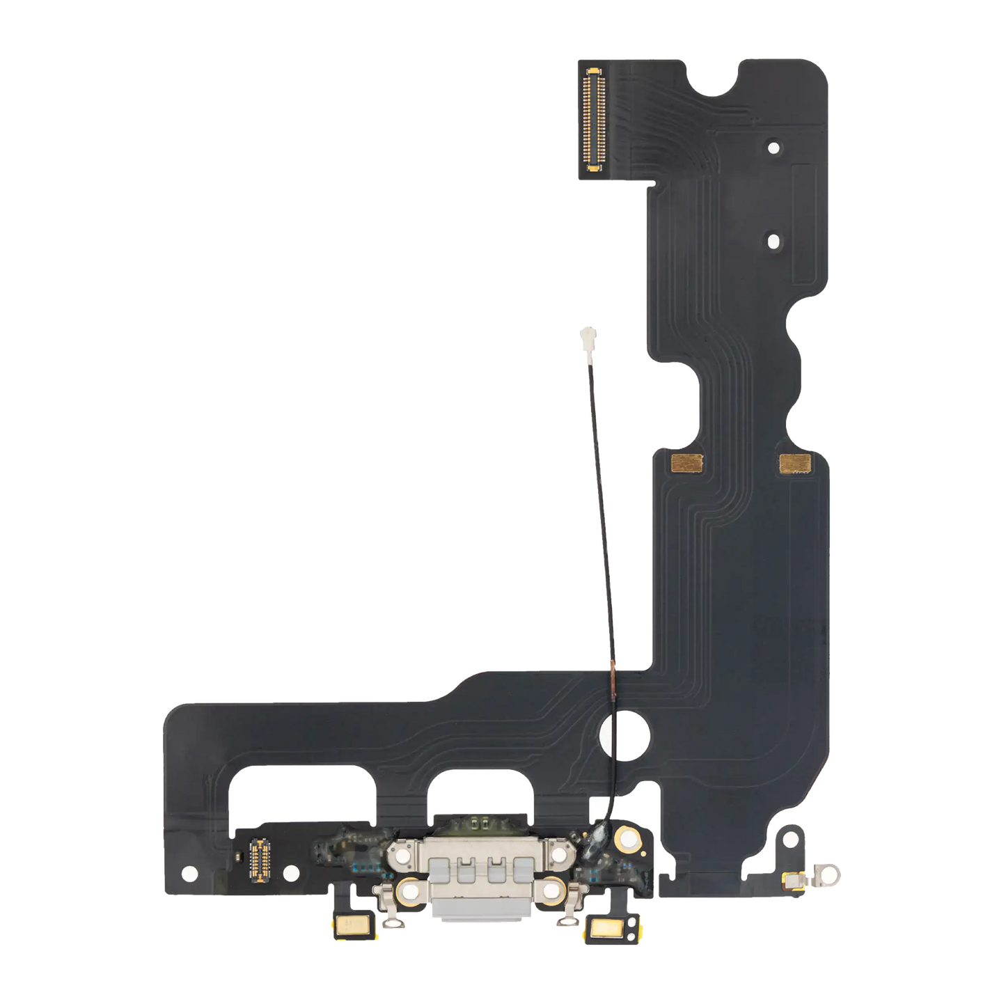 Charging Port Flex Cable For iPhone 7 Plus (Premium) (Silver)