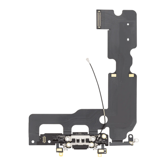 Charging Port Flex Cable For iPhone 7 Plus (Premium) (Jet / Matte Black)