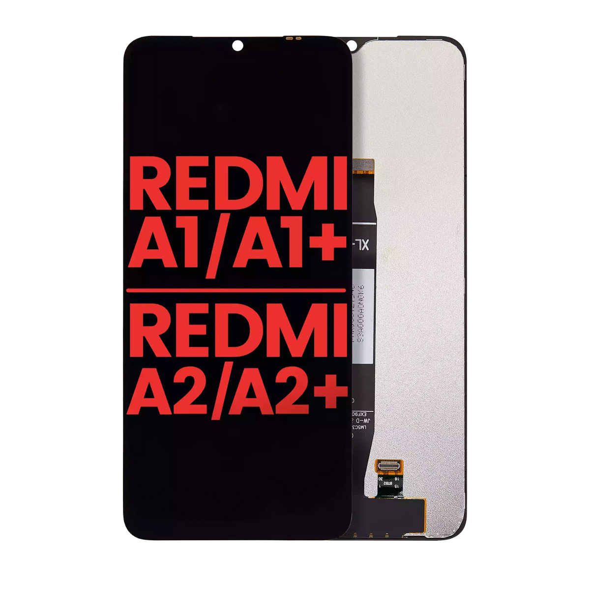 Xiaomi Xiaomi Redmi A1 / Xiaomi Redmi A1+ / Redmi A2 / Redmi A2+ LCD display assembly without frame replacement screen - front product view 1