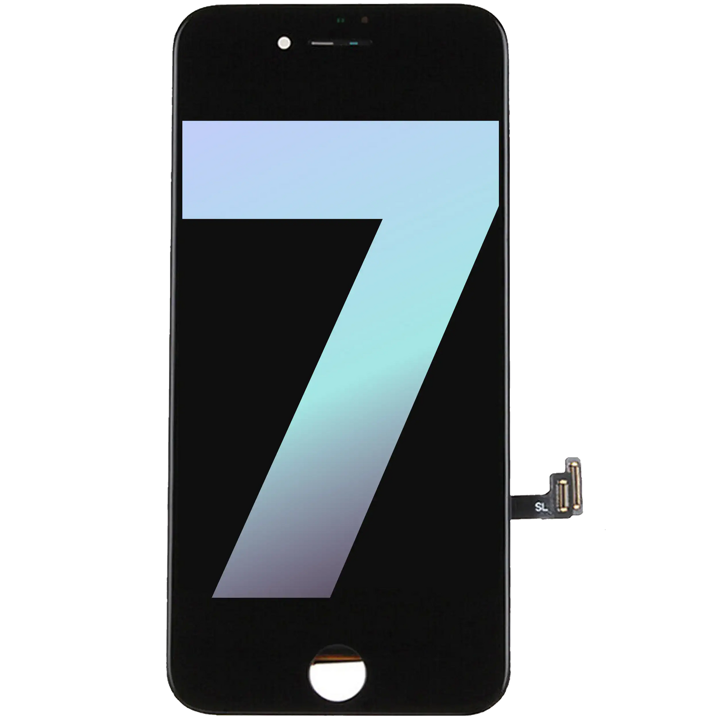 LCD Display Assembly For iPhone 7 (Service Pack) (Black)