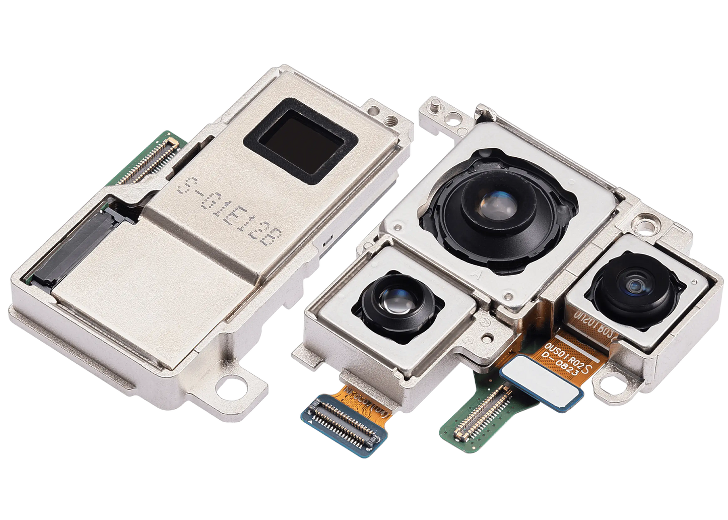 Back Camera Assembly (Wide & Telephoto & Ultrawide & Periscope & Telephoto) For Samsung Galaxy S21 Ultra 5G (Used OEM Pull: Grade B)