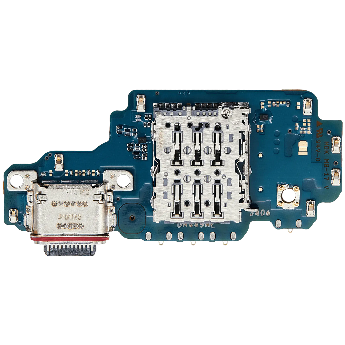 Charging Port Board With Sim Card Reader For Samsung Galaxy S25 Ultra 5G (S938B) (International Version) (Premium)