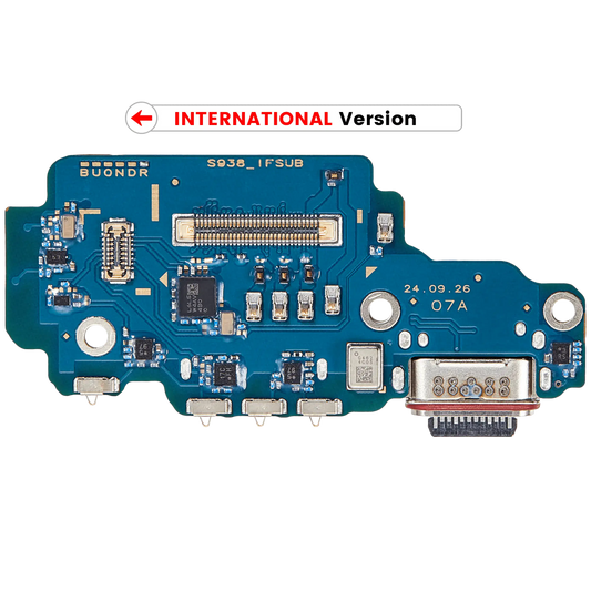 Charging Port Board With Sim Card Reader For Samsung Galaxy S25 Ultra 5G (S938R) (International Version) (Premium)