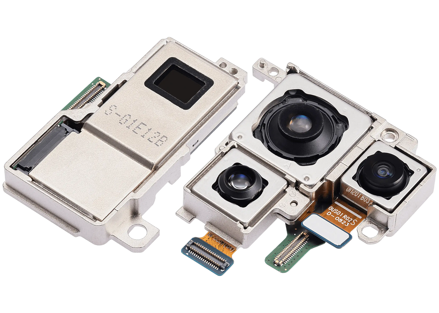 Back Camera Assembly (Wide / Telephoto / Ultrawide / Periscope) For Samsung Galaxy S21 Ultra 5G (Used OEM Pull: Grade A)