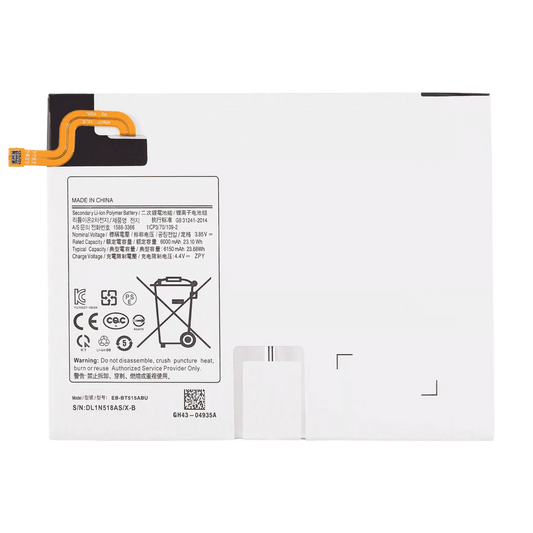 Replacement Battery For Samsung Galaxy Tab A 10.1" (T510 / T515 / T517) (2019) (EB-BT515ABU) - Samsung Galaxy Tab A 10.1" (2019) Replacement Parts - SKU 107081017220 - product image 1