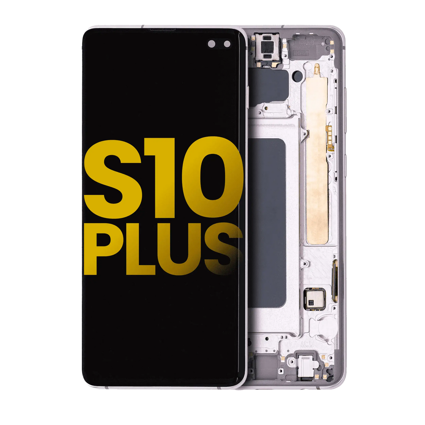 OLED Assembly With Frame For Samsung Galaxy S10 Plus (Refurbished) (Ceramic White)
