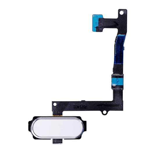 Home Button With Flex Cable For Samsung Galaxy S6 Edge Plus (White Pearl)