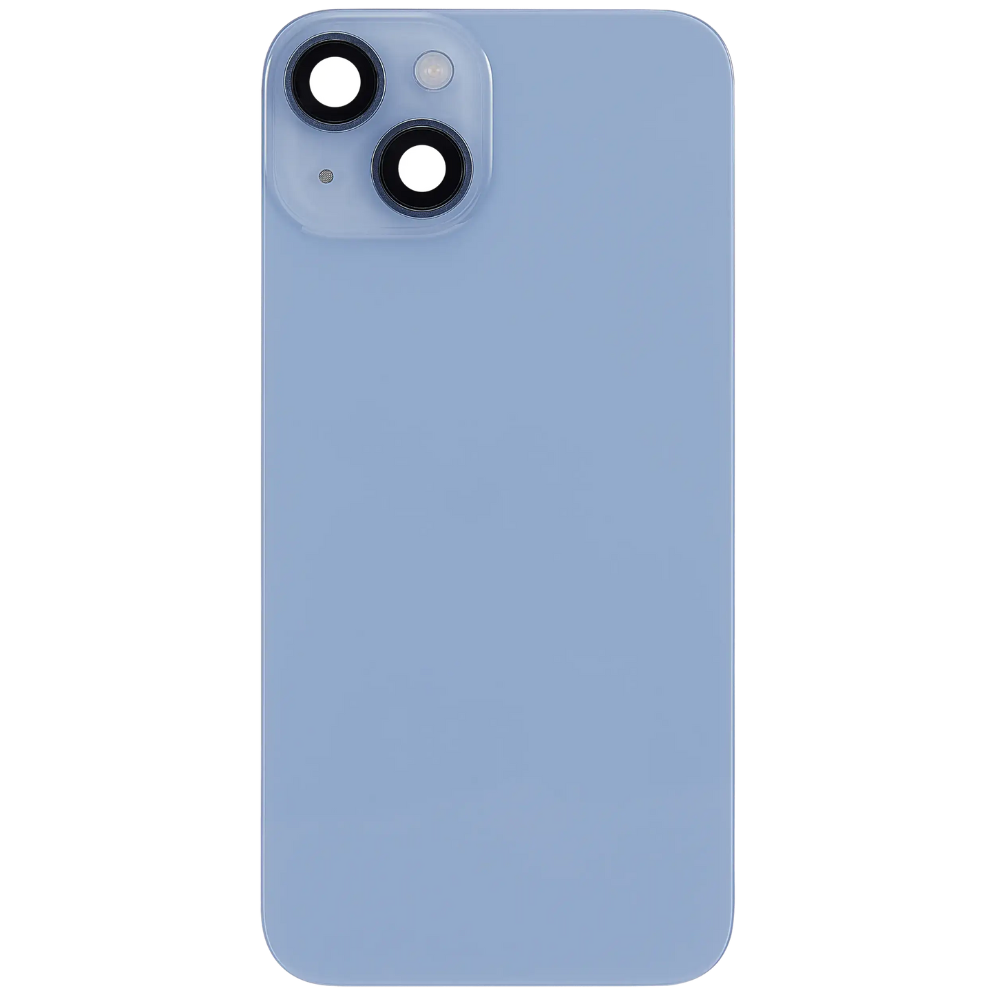 Back Glass w/ MagSafe Magnet & NFC & Flashlight Flex For iPhone 14 (Used OEM Pull: Grade A) (Blue)