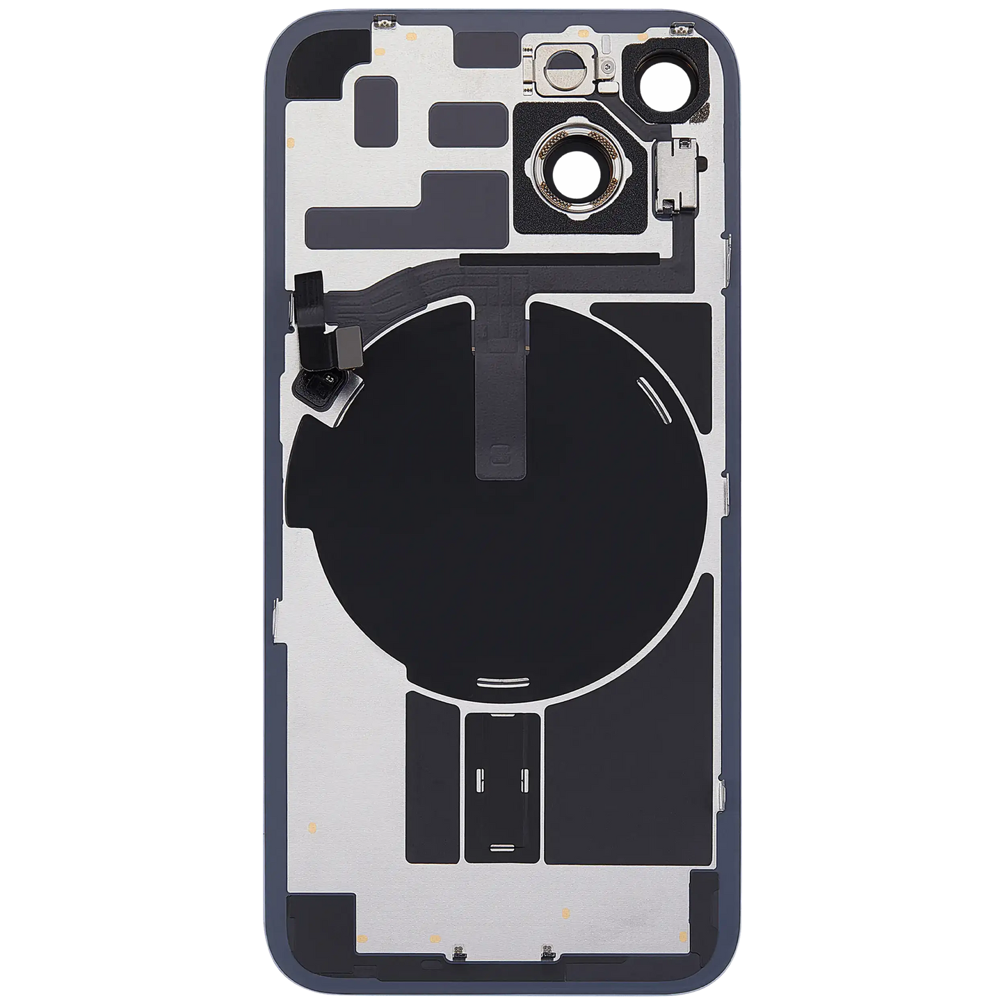 Back Glass w/ MagSafe Magnet & NFC & Flashlight Flex For iPhone 14 (Used OEM Pull: Grade A) (Blue)