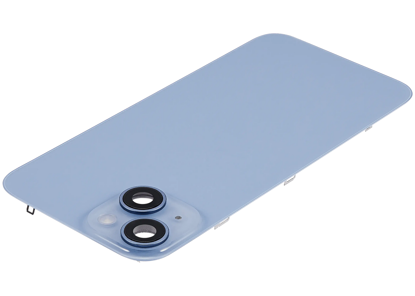 Back Glass w/ MagSafe Magnet & NFC & Flashlight Flex For iPhone 14 (Used OEM Pull: Grade A) (Blue)