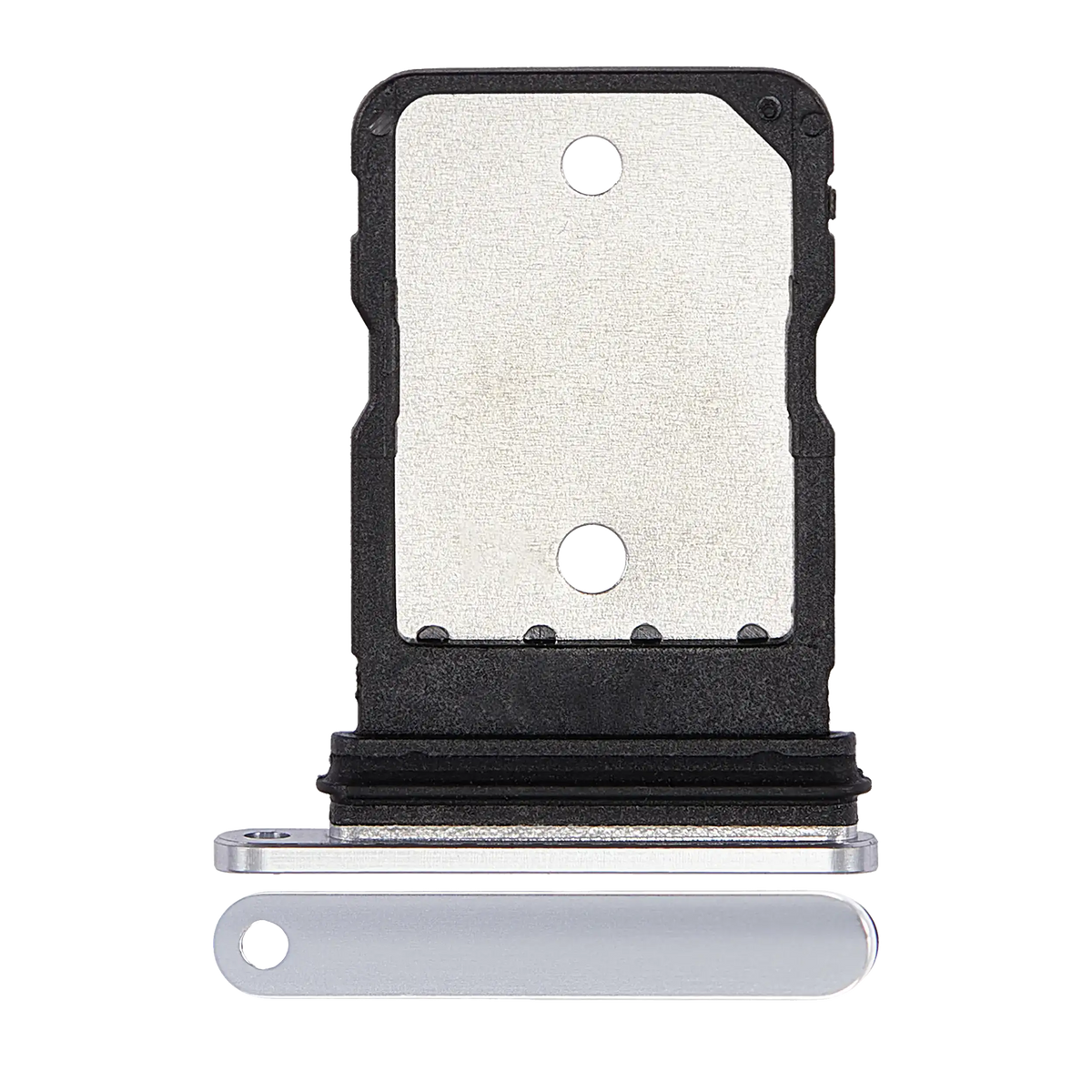 Single Sim Card Tray For Google Pixel 7 Pro (Snow) - replacement part product view
