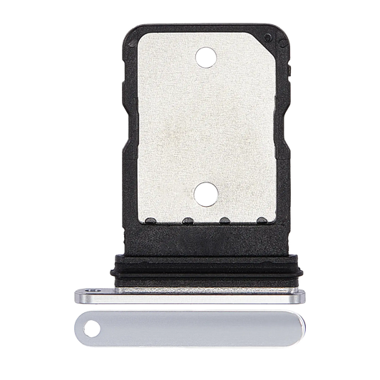 Single Sim Card Tray For Google Pixel 7 Pro (Snow) - replacement part product view