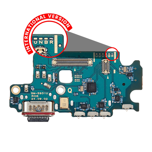 Charging Port Board With Sim Card Reader For Samsung Galaxy S25 5G (S931R) (International Version) (Premium)
