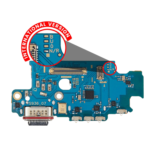 Charging Port Board With Sim Card Reader For Samsung Galaxy S25 Plus 5G (S936N / R) (International Version) (Premium)
