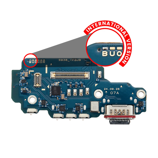 Charging Port Board With Sim Card Reader For Samsung Galaxy S25 Ultra 5G (S938B) (International Version) (Premium)