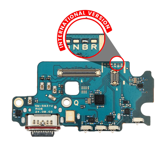 Charging Port Board With Sim Card Reader For Samsung Galaxy S25 5G (S931B) (International Version) (Premium)