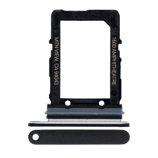 Sim Card Tray For Google Pixel 2 XL (Black) - replacement part product view