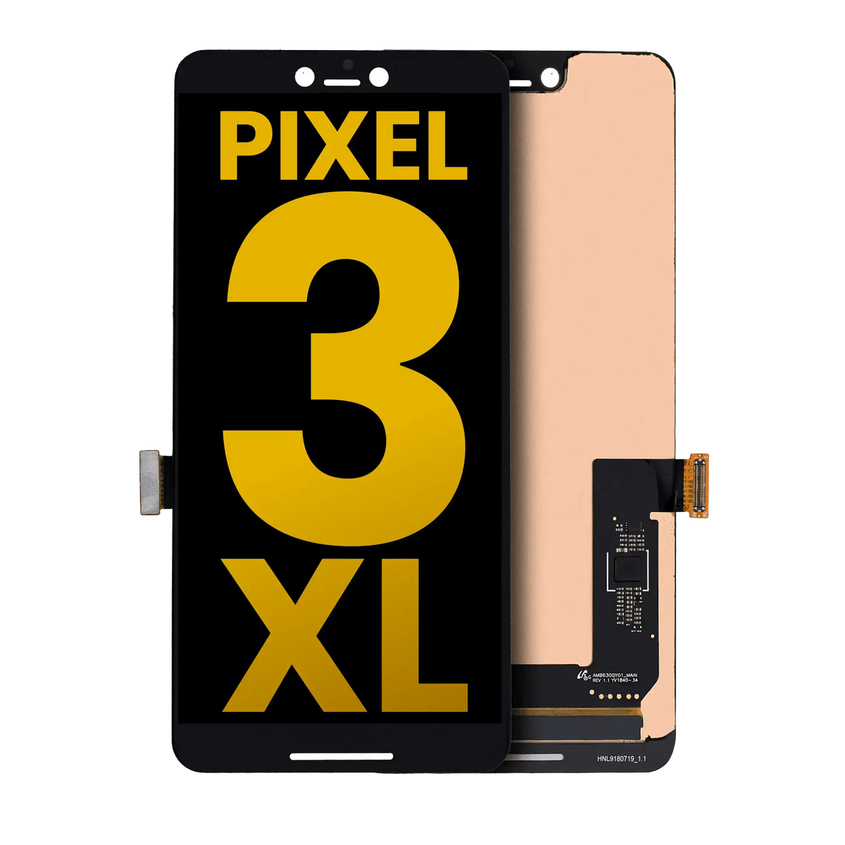 OLED Assembly Without Frame For Google Pixel 3 XL (Refurbished) (All Colors) - replacement part product view