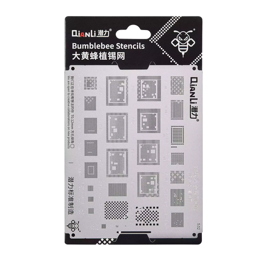 Bumblebee Stencil (QS532) For iPhone X-15 (Qianli)