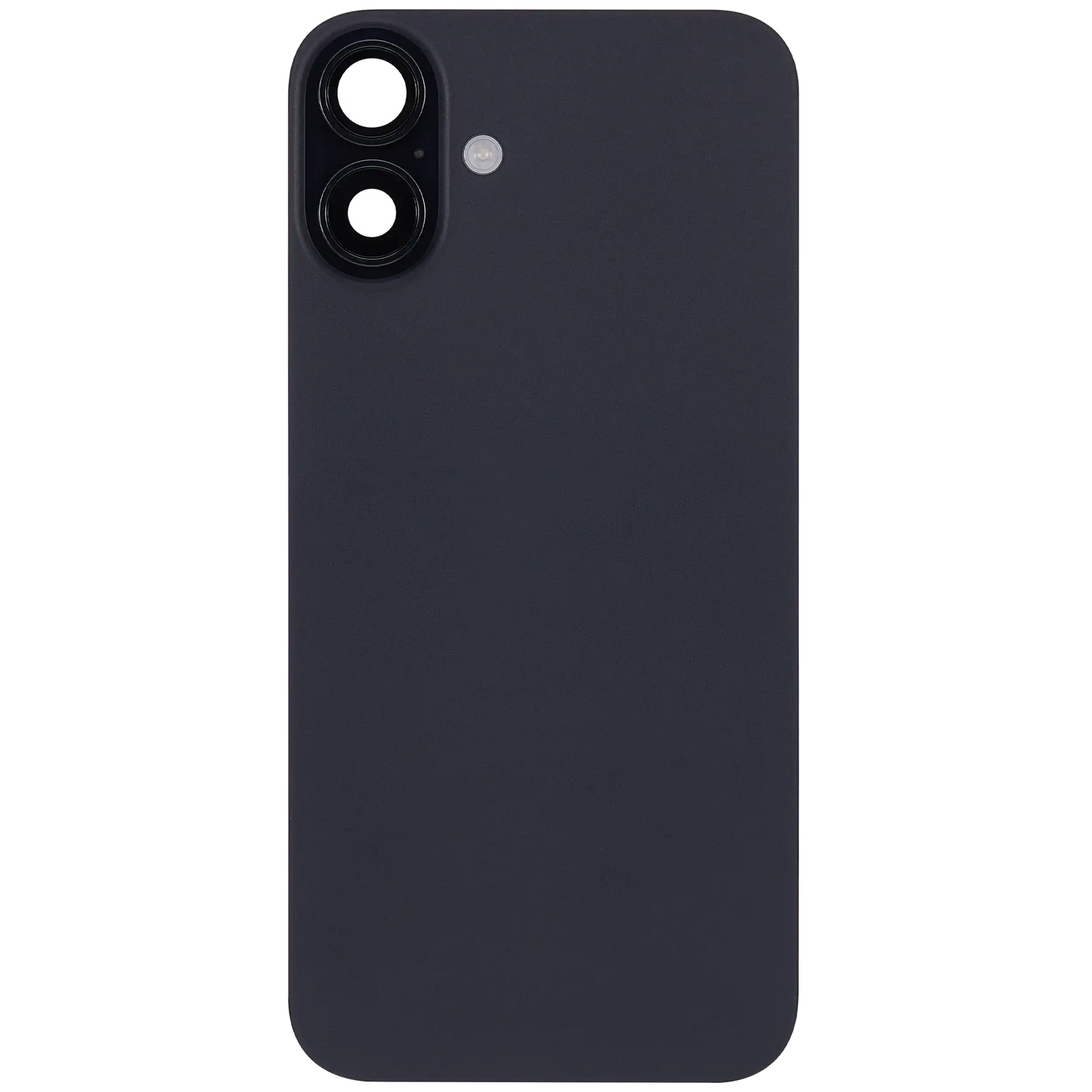Back Glass w/ MagSafe Magnet & NFC & Flashlight Flex For iPhone 16 Plus (Used OEM Pull: Grade A) (Black)
