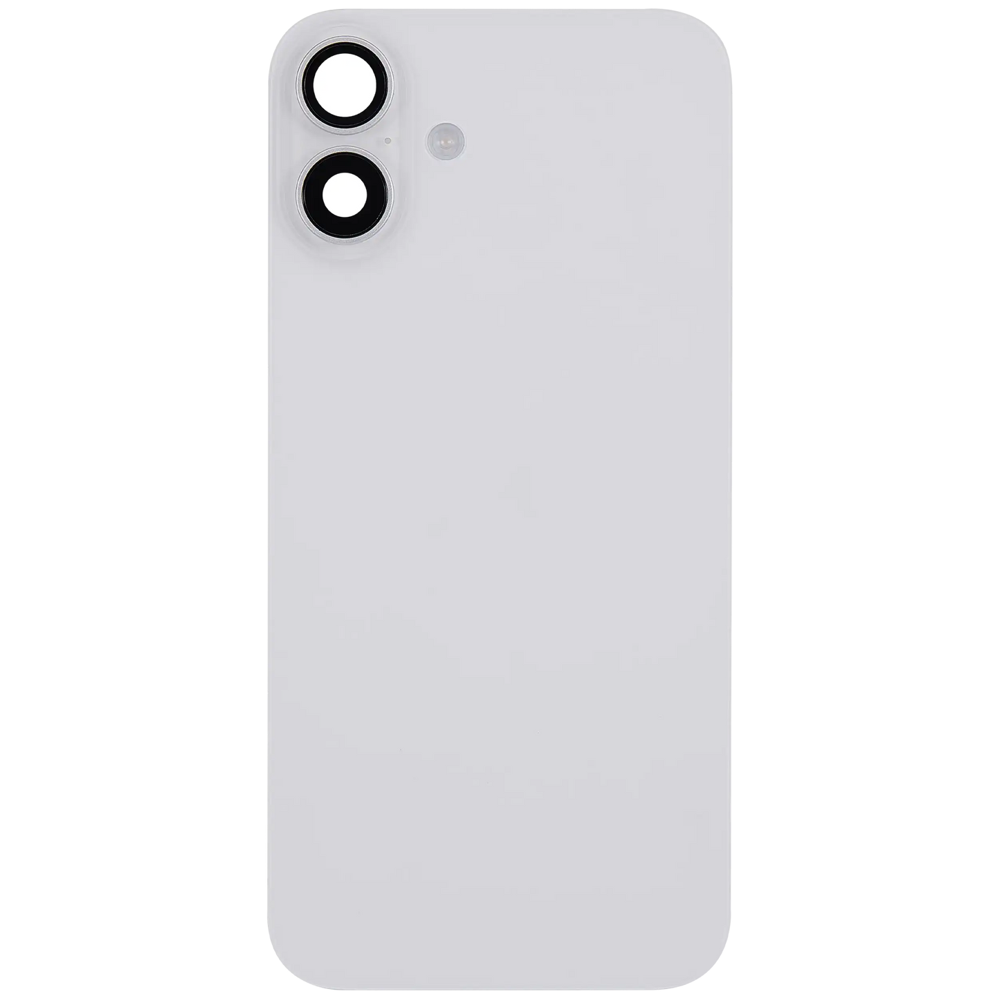 Back Glass w/ MagSafe Magnet & NFC & Flashlight Flex For iPhone 16 Plus (Used OEM Pull: Grade B) (White)