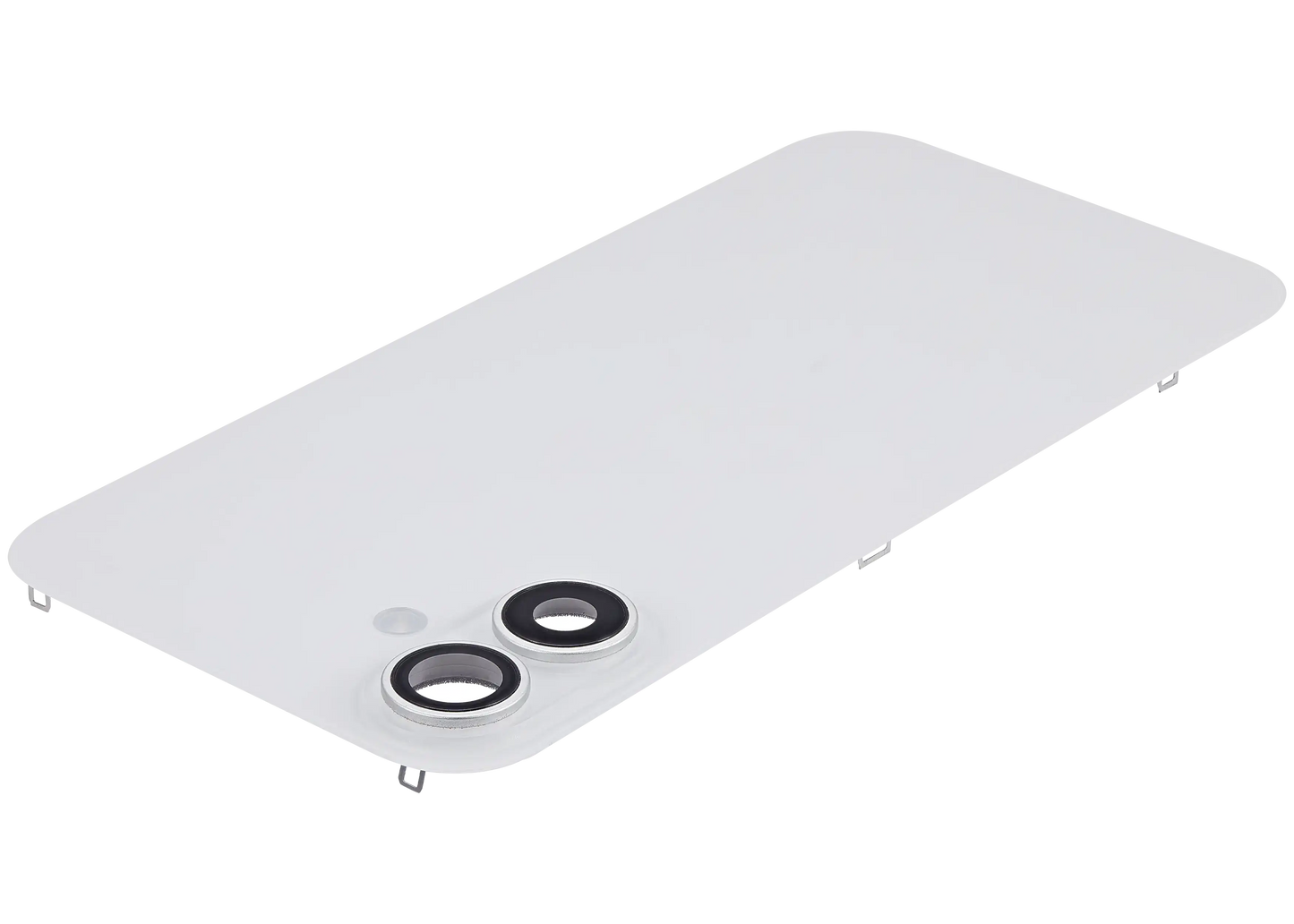 Back Glass w/ MagSafe Magnet & NFC & Flashlight Flex For iPhone 16 Plus (Used OEM Pull: Grade B) (White)